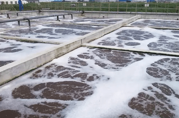 （圖：生活污水泡沫處理廠）