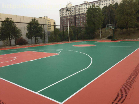 銅山硅PU籃球場